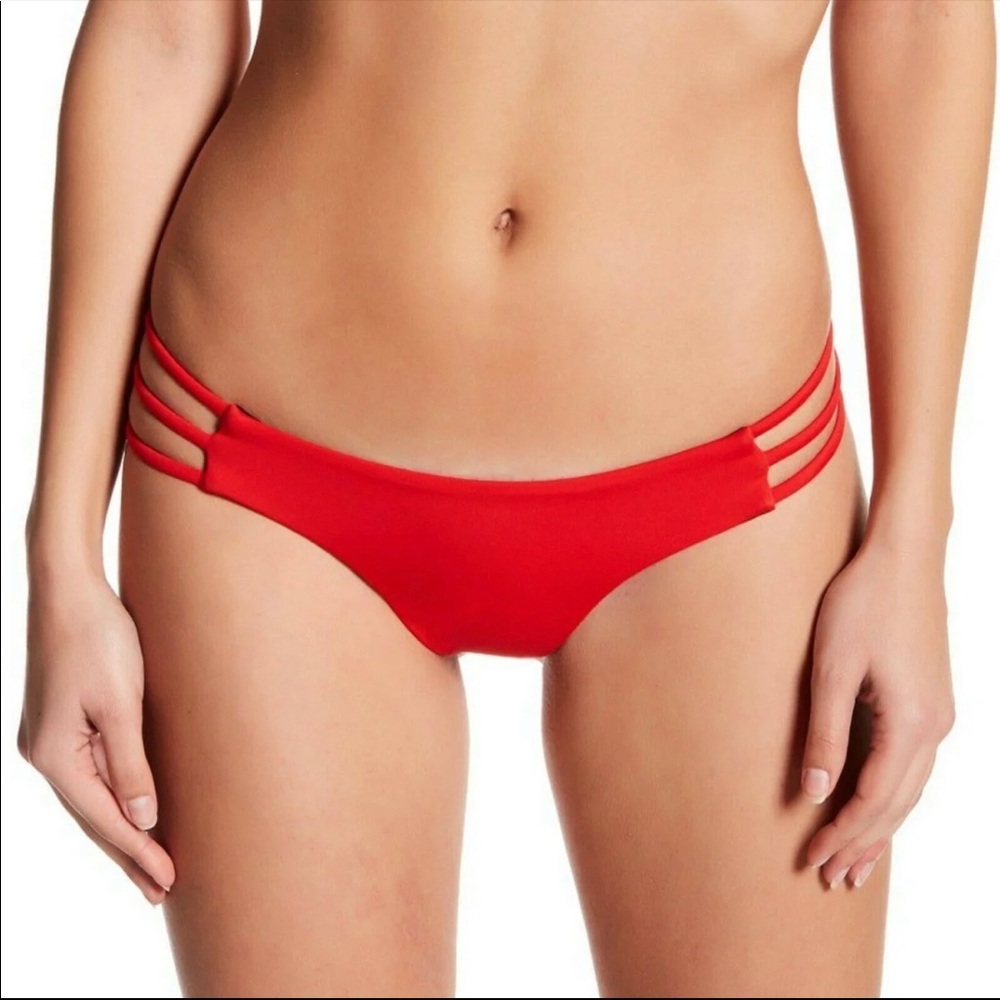 ⛔️❌S O L D❌⛔️New Victoria Secret Ignition Red Swimming Bikini Bottom M